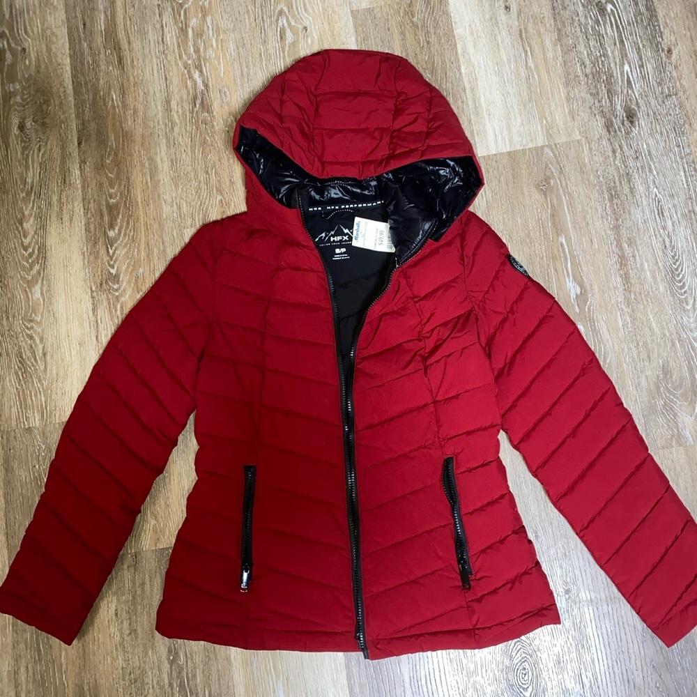 Women’s red winter coat. Size small